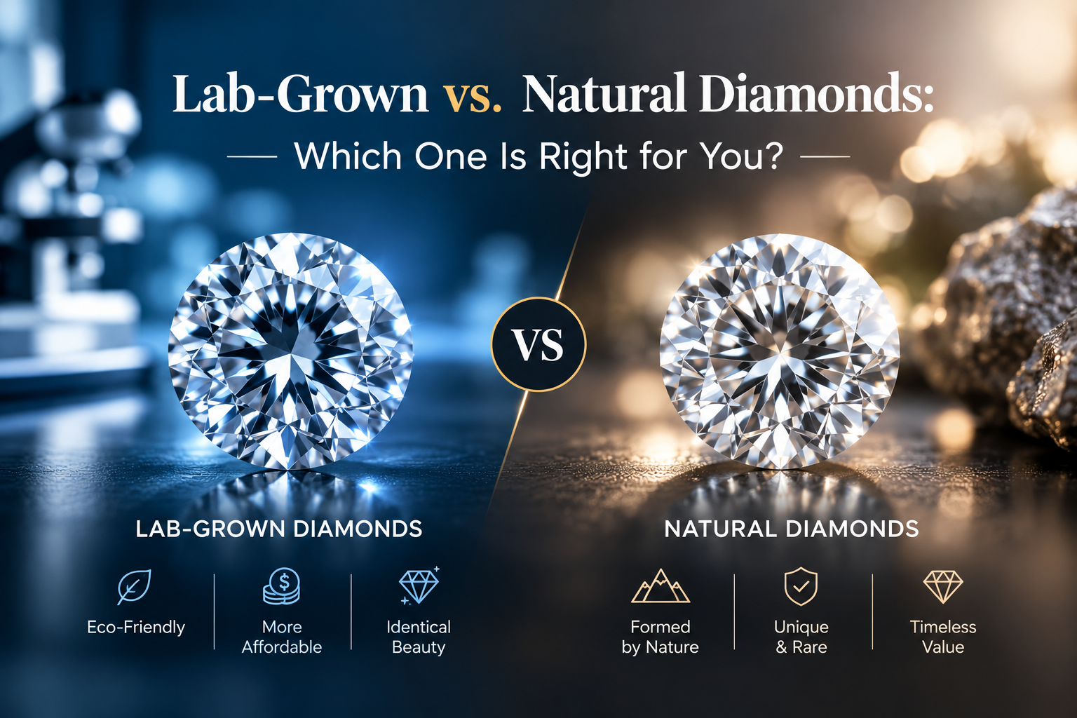 Lab-Grown vs. Natural Diamonds: Which One Is Right for You